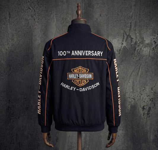 Harley Davidson Vintage Racing Jacket Black
