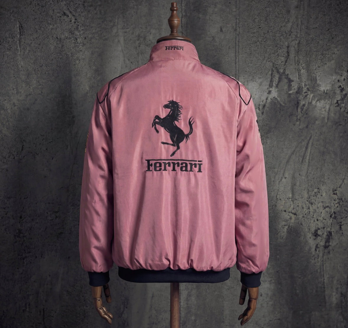 Ferrari Scuderia Puma Shell UPS Pink Vintage F1 Racing Jacket