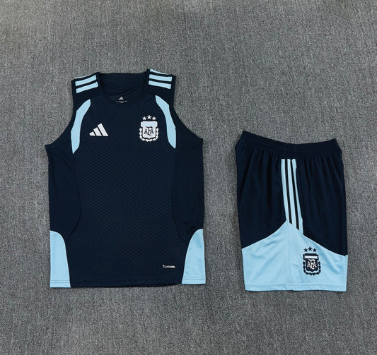 Argentina 2026 Sleeveless Tracksuit – Navy