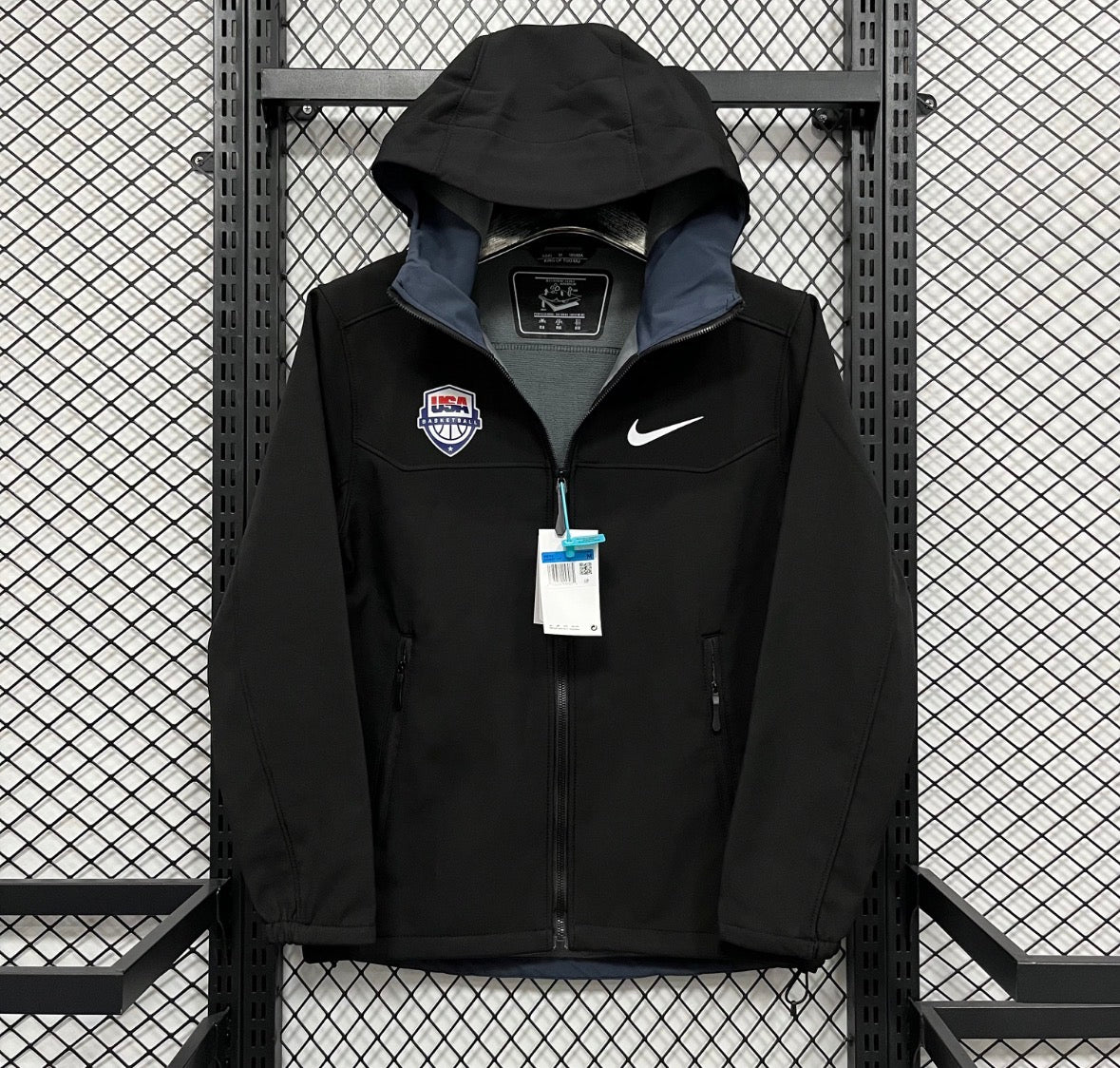 USA Basketball Windbreaker - Black