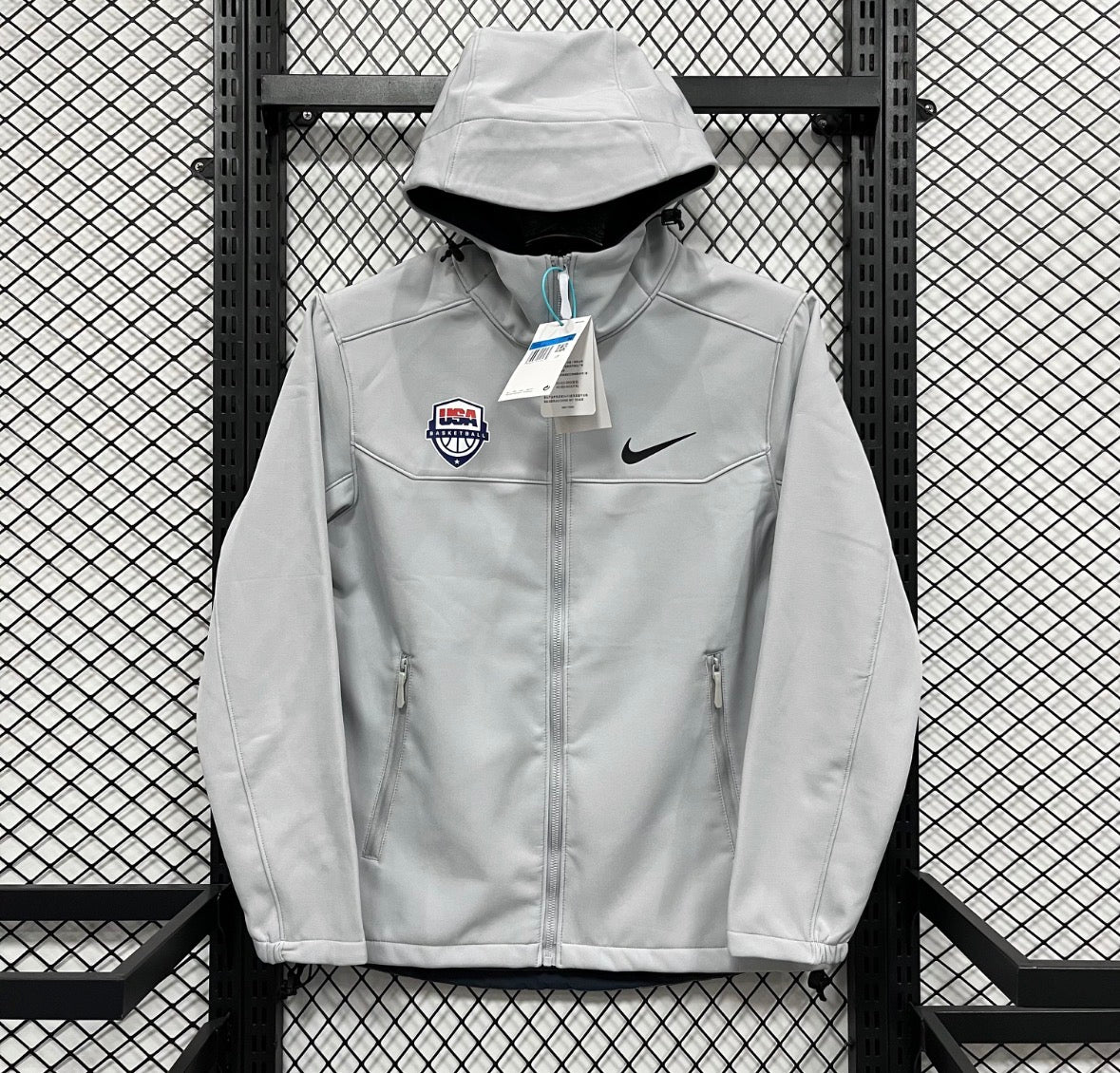 USA Basketball Windbreaker - Grey