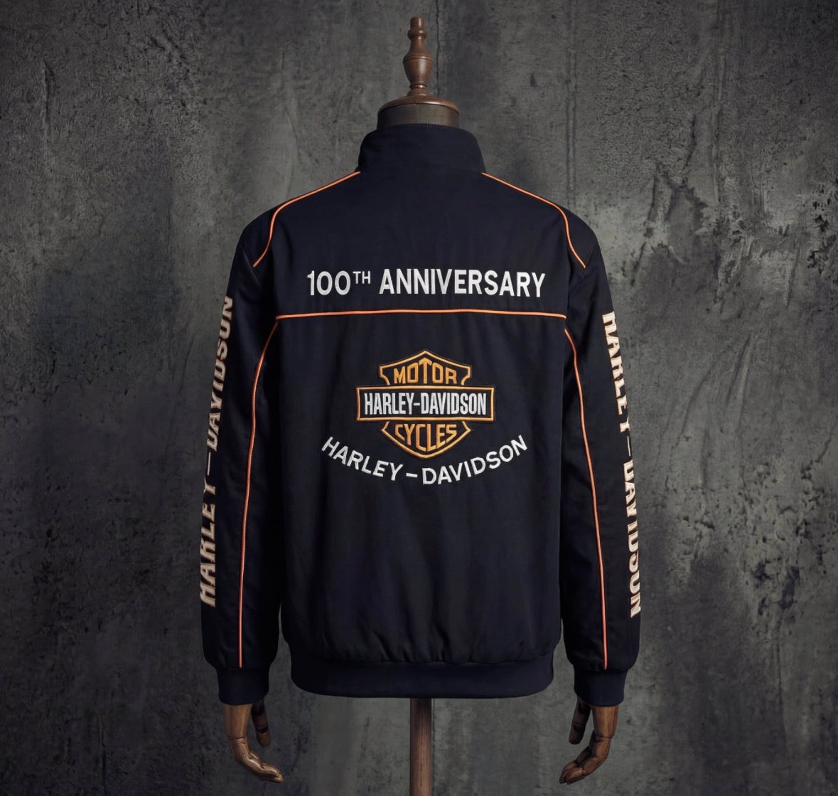 Harley Davidson Vintage Racing Jacket Black