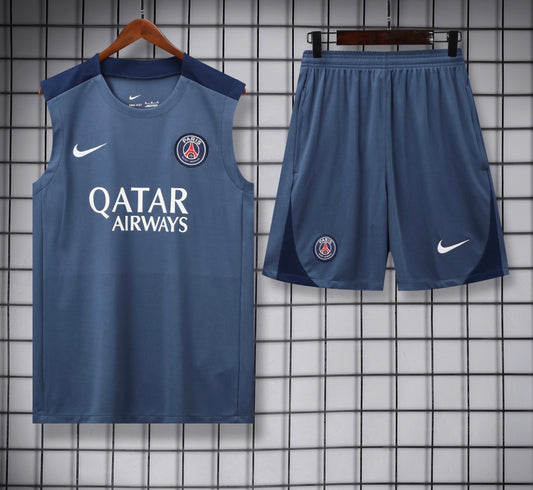 PSG 25/26 Sleeveless Tracksuit - Grey