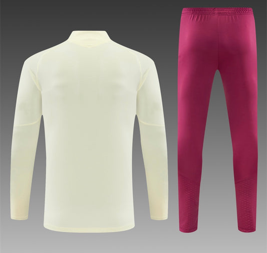 Real Madrid 26/27 Tracksuit - Pink and Cream
