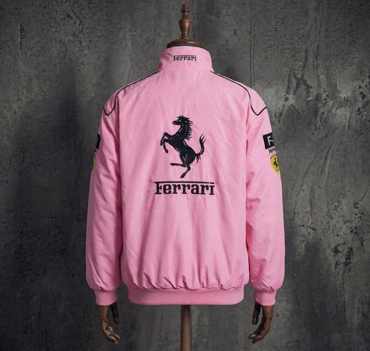 Ferrari Scuderia Puma Shell UPS Pink Vintage Jacket