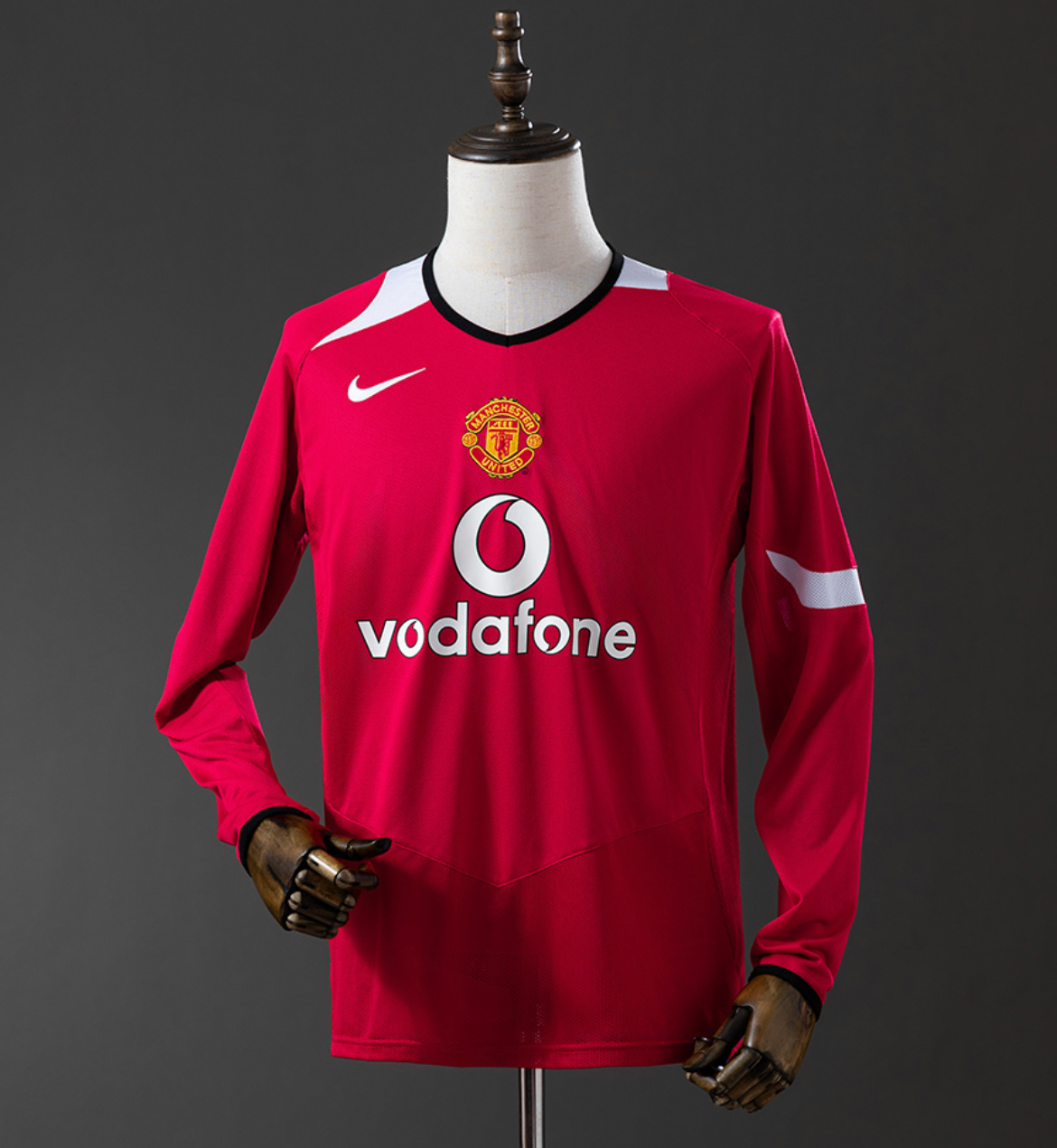Manchester United 04-06 Home Kit - Long Sleeve