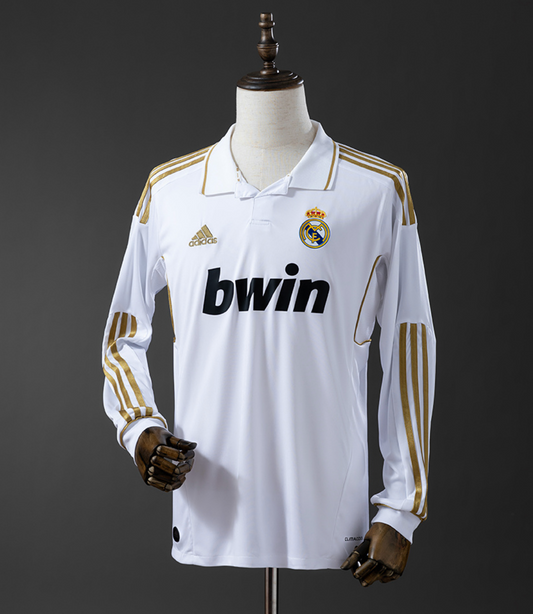 Real Madrid 11/12 Home Kit - Long Sleeve