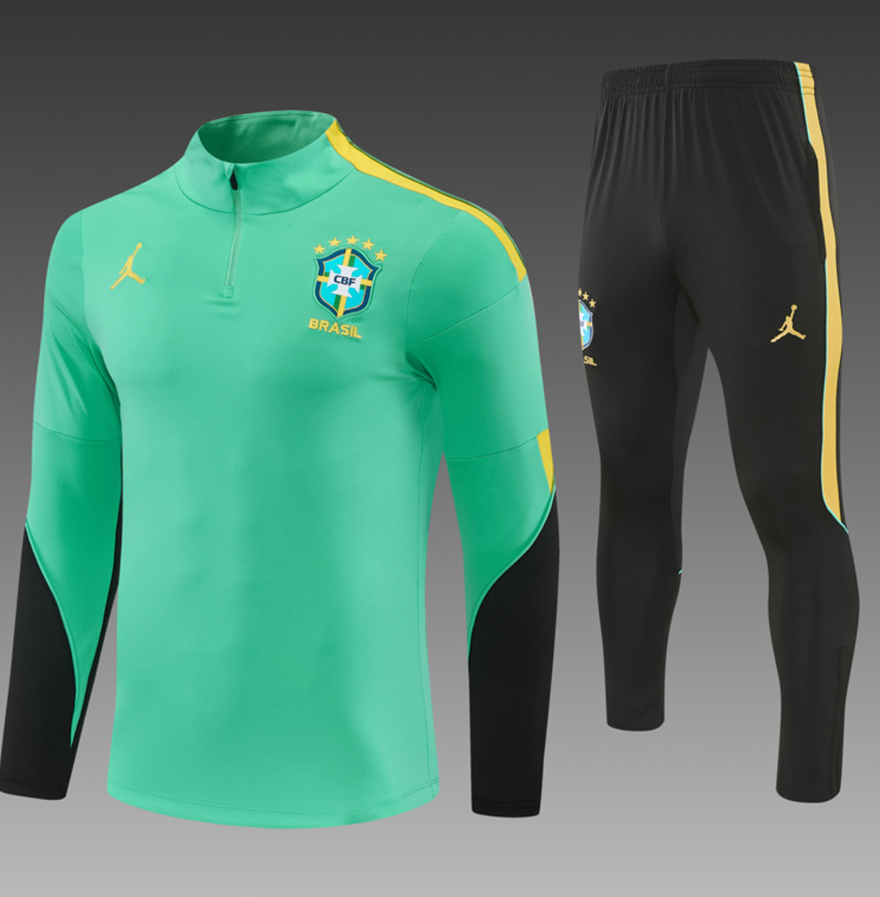 Brazil 2026 Tracksuit - Light Green