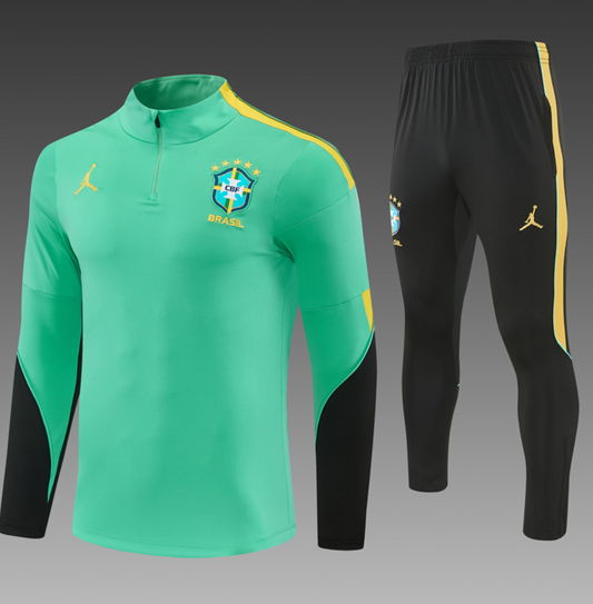 Brazil 2026 Tracksuit - Light Green