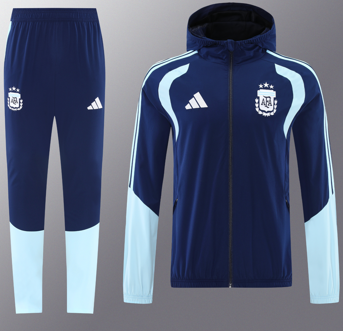 Argentina Windbreaker 2026 Tracksuit - Navy Blue