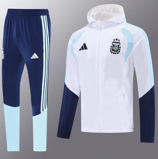 Argentina Windbreaker 2026 Tracksuit - White