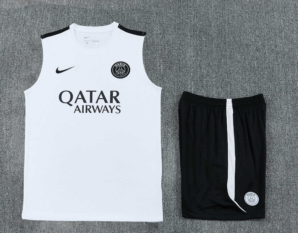 PSG 26/27 Sleeveless Tracksuit – White