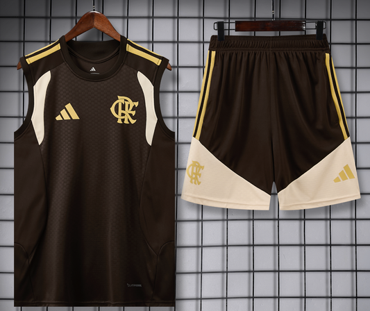 Flamengo 26/27 Sleeveless Tracksuit – Brown