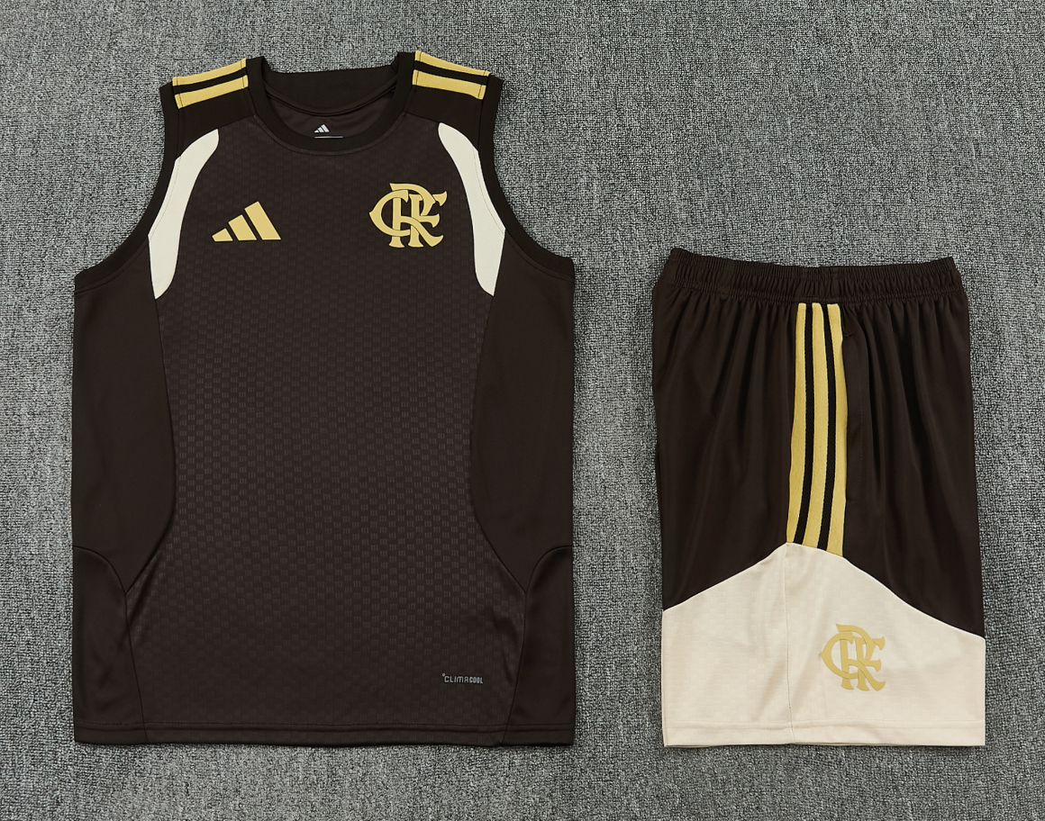 Flamengo 26/27 Sleeveless Tracksuit – Brown