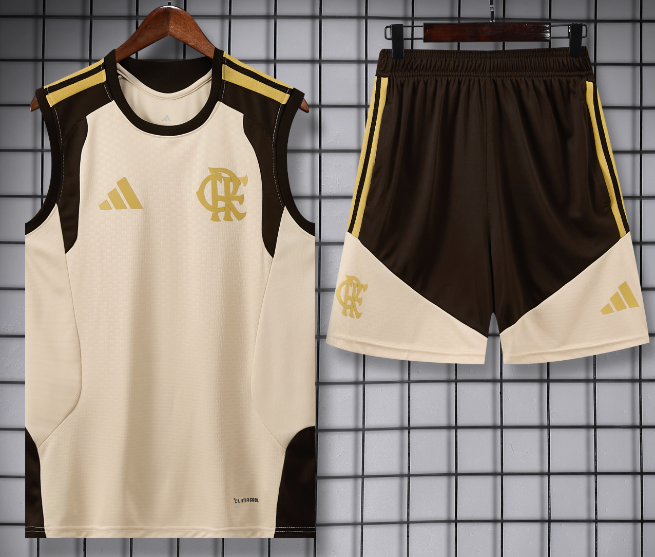Flamengo 26/27 Sleeveless Tracksuit – Beige