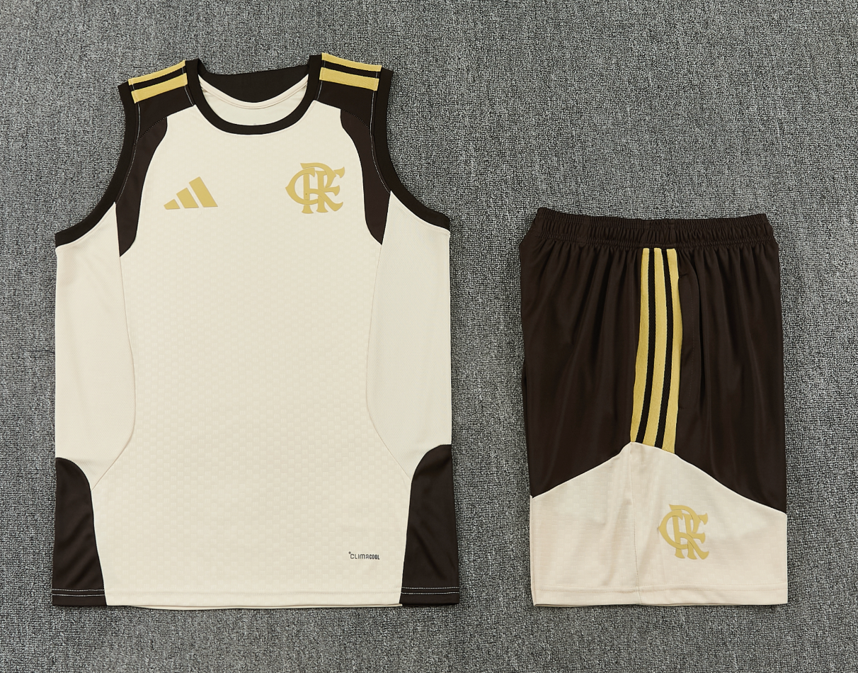Flamengo 26/27 Sleeveless Tracksuit – Beige