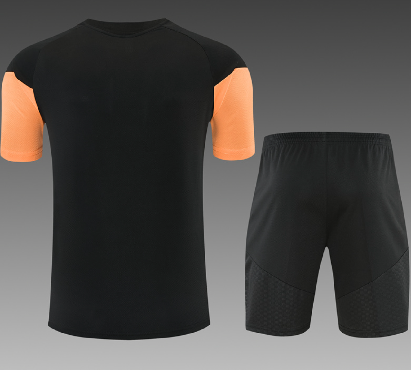 Arsenal 26/27 Short Sleeve Tracksuit – Black/Orange